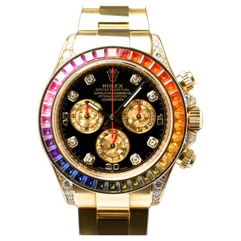 daytona rainbow yellow gold price|rolex daytona watch price.